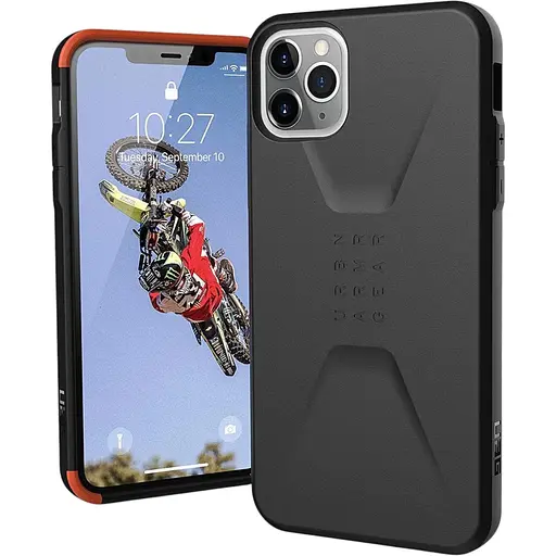 Оригинальный противоударный чехол UAG Civilian для iPhone 11 Pro (5.8") Black 11170D114040