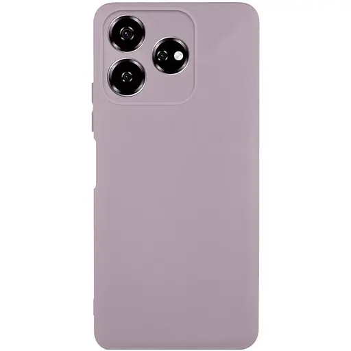 Чохол TPU GETMAN Liquid Silk Full Camera для ZTE Nubia V60 Сірий / Lavender