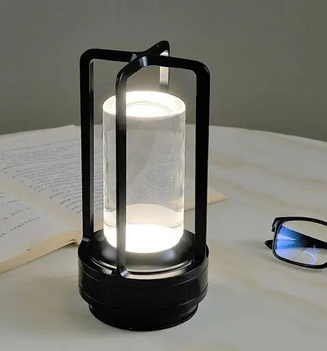 Настольная лампа с аккумулятором KLOODI DECO TA-5V CAN CCT BK - фото 4