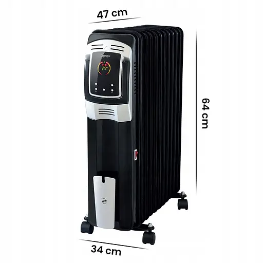 Масляний обігрівач Cronos Heaters радіатор 2500 Вт - фото 6