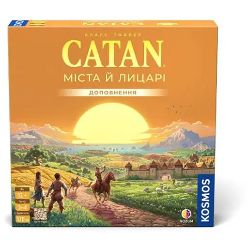 Настольная игра Rozum Катан: Города и рыцари (Catan: Cities & Knights) (укр.) (R104UA) - фото 1