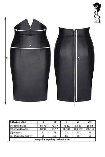 Юбка Demoniq BRFEDERICA001 XXL (черный) - фото 10