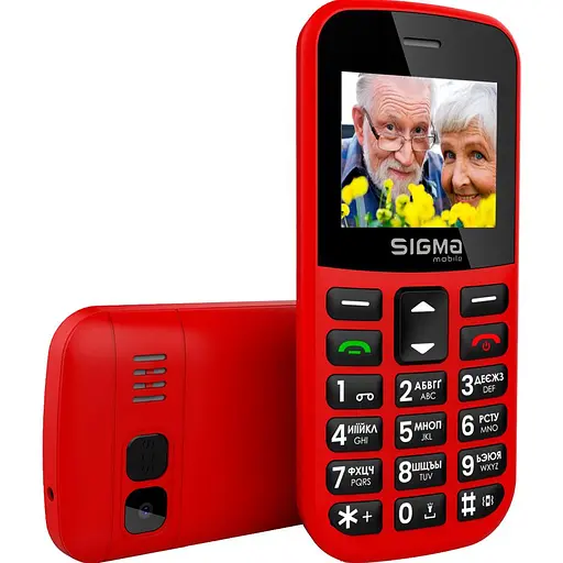 Мобільний телефон Sigma Мobile Comfort 50 Easy Red 4827798585221 UA-UCRF (131384) - фото 3