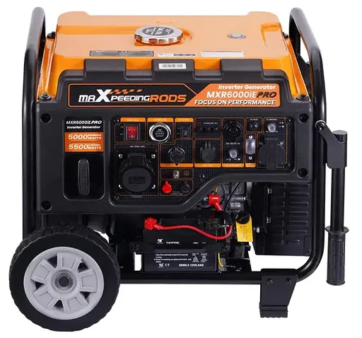 Генератор інверторний MaXpeedingRods 5.5 кВт Електричний старт/Дистанційний старт/ATS/Ручний стартер MXR6000 - фото 1