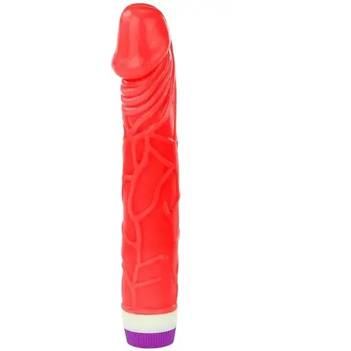Реалістичний вібратор Baile Barbara Bob 8.8'' 22.5 см червоний