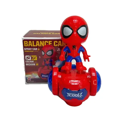 Балансир Человек-паук, 0711, с музыкальными и световыми эффектами, парогенератор (в ассортименте)