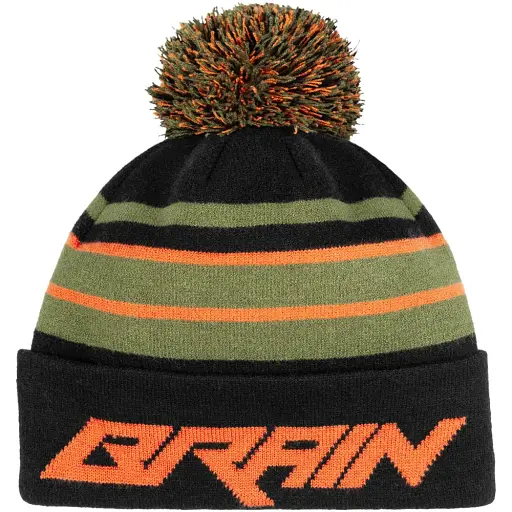 Шапка Brain Strong Line 58 Black/green - фото 3