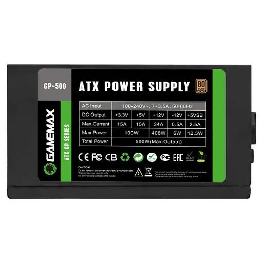 Блок живлення GameMax 500W (GP-500) - фото 4