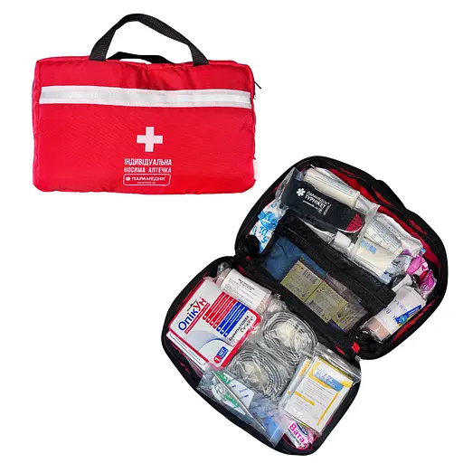 Аптечка медична автомобільна Парамедик АМА-2 Стандарт ДСТУ 3961-2000 (з турнікетами) - фото 1