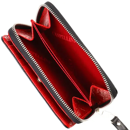 Жіночий шкіряний гаманець Canpellini 9.5х15.5х2.5 см acs0025561 - фото 4