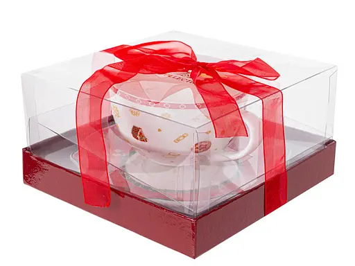 Чайний сервіз Lefard Різдвяна насолода Elen Dekor  2 предмети порцеляна 250 мл (985-143) - фото 2