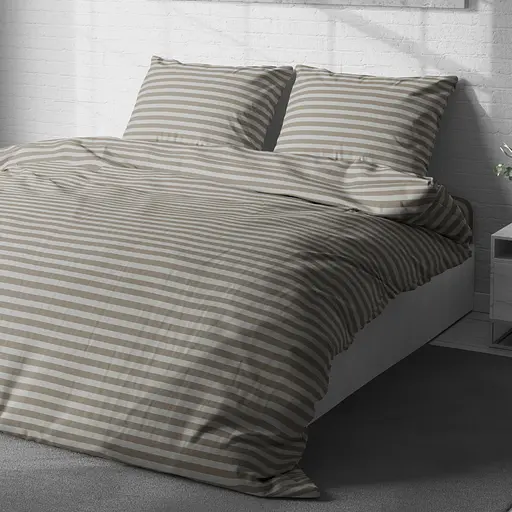 Комплект постільної білизни LeLit Двоспальний 180х215 см бязь B-1248/1 мокко (le2000000341125) - фото 5