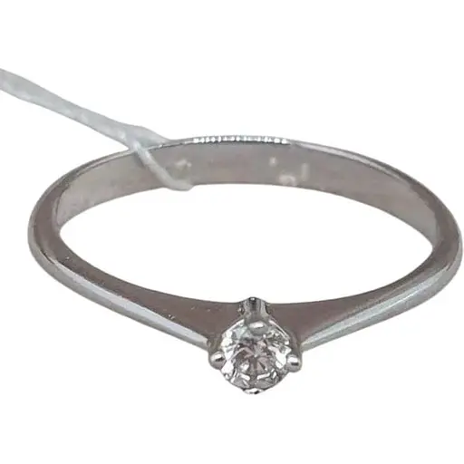 Золотое кольцо ЮЗ "Багет" с бриллиантом. 55-075151д-190 18