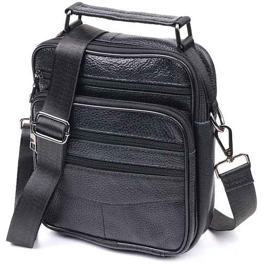 Шкіряна чоловіча сумка Vintage 20х24х5 см sum0023559 - фото 1