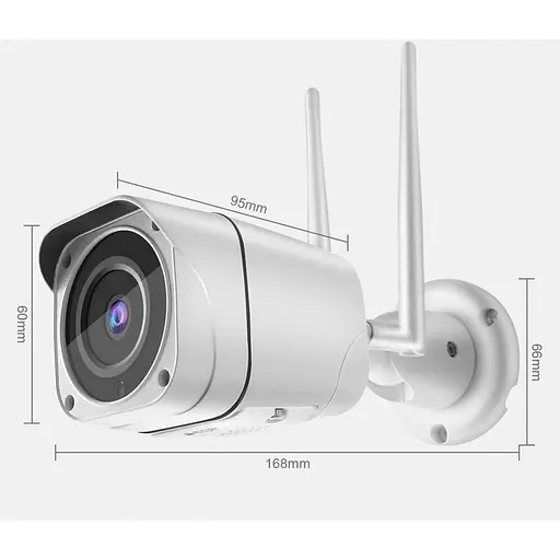 4G камера відеоспостереження вулична з 2-стороннім голосовим зв'язком Wondstar Q57, 5 мегапікселів - фото 3