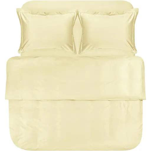 Постільна білизна Lotus Home Dakota Modern полуторний сатин масляно-жовта (svt-2000022351430) - фото 1