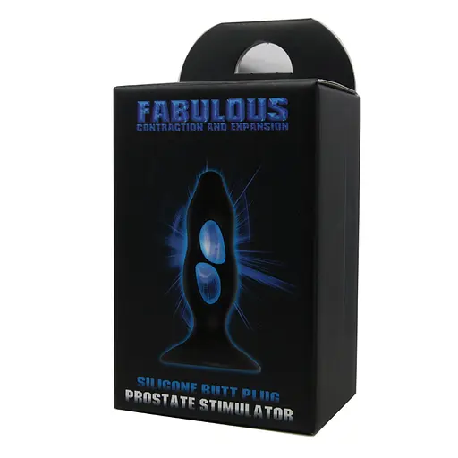 Анальная пробка Fabulous Contraction And Expansion 11 см (черный) - фото 5
