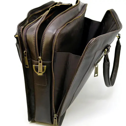 Шкіряний портфель Tarwa 30х40х9 см nsa0001209 - фото 9