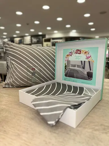 Постільна білизна Crumbly Grey Ранфорс Tac pbe0051652 - фото 2