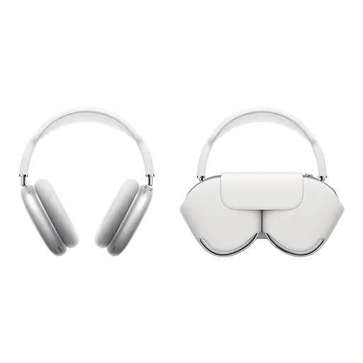 Бездротові навушники Hoco W58 headphones, ANC, BT5.4, 500mAh, 40-50h, Type-C, Smart Case, silver - фото 2