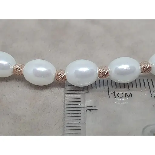 Браслет Favoritum из текстиля со вставками золота и жемчуга. 9237_1/М - фото 3