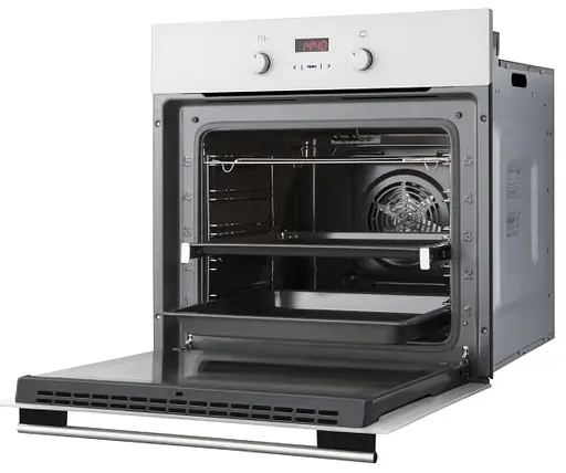 Духовой шкаф электрический Hansa 65 л A дисплей конвекция белый - фото 8