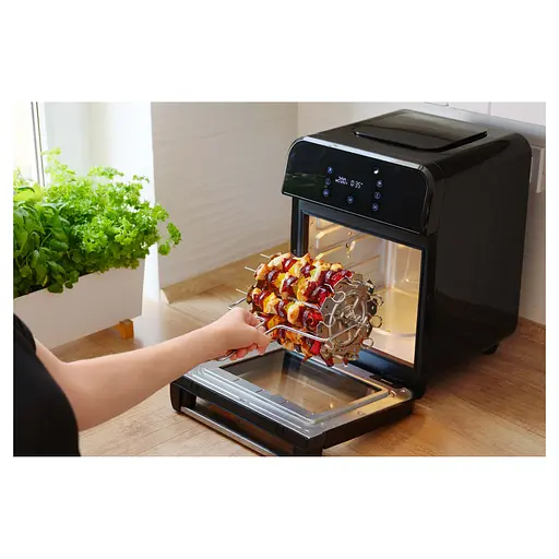 Мультипечь Sencor VITA 1500Вт 12л 60-200°C нержавеющая сталь платик черный - фото 9