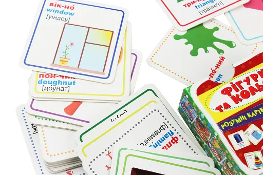 Розумні картки. Фігури та кольори. 30 карток - фото 5