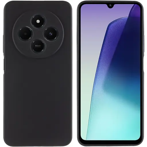 Чохол Lakshmi Silicone Cover Full Camera AAA для Xiaomi Redmi 14C/Poco C75 Чорний/Black - фото 2