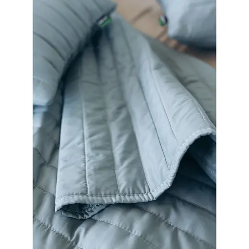 Набір Sonex Nassau: покривало двостороннє 240х220 см + наволочка 70х50 см 2 шт. темно-сірий (SO102518) - фото 4