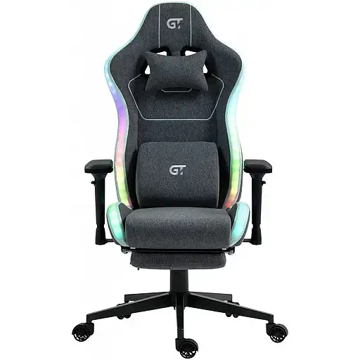 Геймерське крісло GT Racer (X-2306 Fabric Gray L) - фото 6
