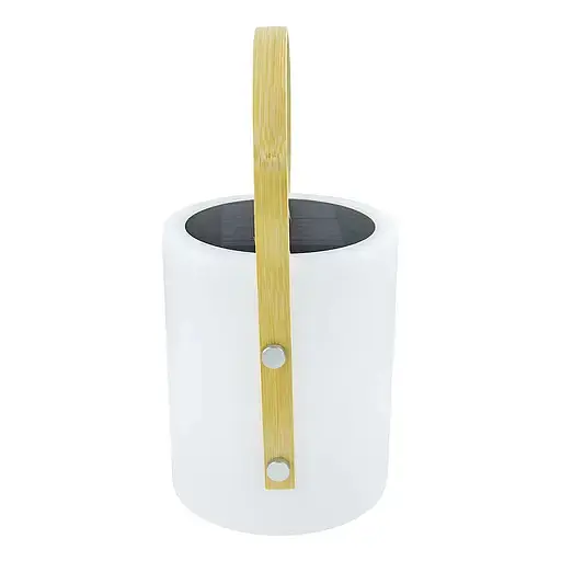 Ліхтар кемпінговий Bo-Camp Longford Solar 150 Lumen Bamboo/White (5818878) - фото 2