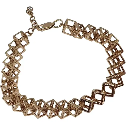 Золотой браслет Империя золота на ногу. БС801И