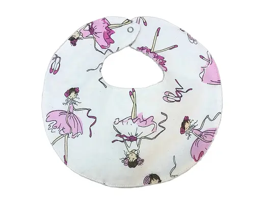 Непромокаемый слюнявчик Moontime "Балеринки" - фото 1