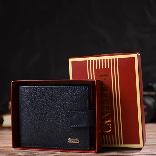 Мужской кожаный кошелек Canpellini 11.7х9.2х2 см acs0025613 - фото 8