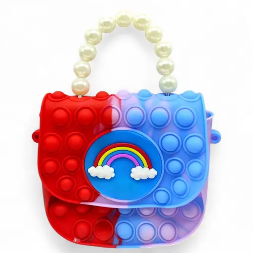 Сумочка Pop It, 1 відділення, 19 см, магнітна застібка, ланцюжок, C69405 - фото 5