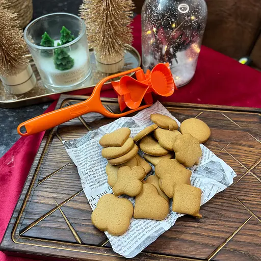 Валик нож-формочки для вырезания печенья 25 см. Kitchette Оранжевый 84878 - фото 9