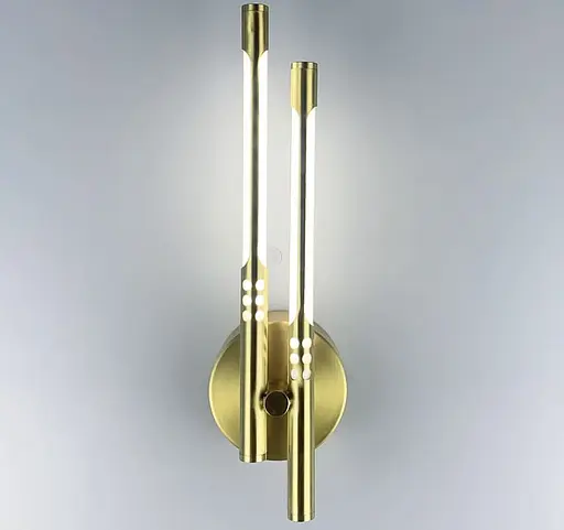 Бра з вбудованими світлодіодами в корпусі латунь Арт. WSE 12/35 Line F - фото 9