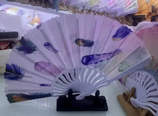 Аксессуар веер Перья (в ассортименте) - фото 2