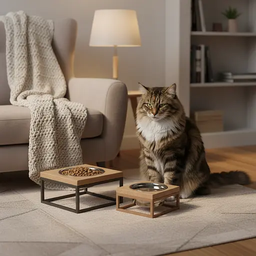 Hollky Base Solo M — миска на підставці для котів і середніх собак (1 × 0,8 л) - фото 9