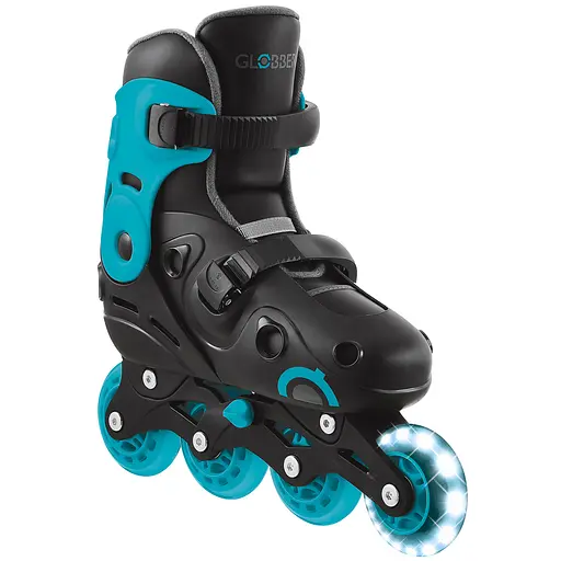 Роликовые коньки Globber Go Scates Lights р.34-37 до 60 кг 5+ лет Аква (785-100) - фото 3