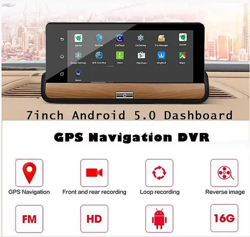 Видеорегистратор навигатор автопланшет Junsun CAR DVR 3G GPS T900 - фото 7