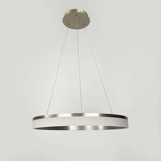 Підвісна кільцева люстра в сатиновому каркасі Ø 60 см | Арт. MJ261-600 Carmine | Line F - фото 1