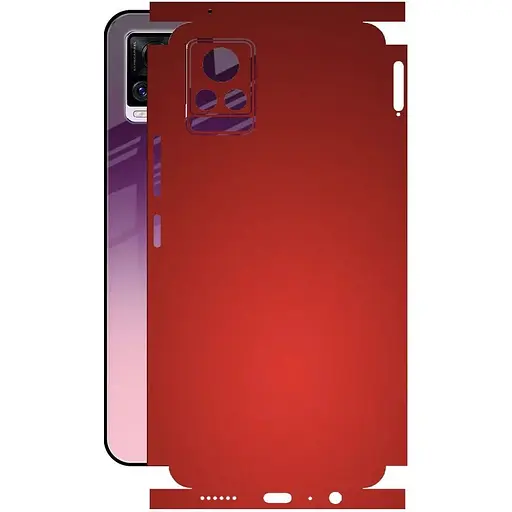 Захисна плівка StatusSKIN для Vivo V20 2019 Корпус Вініл червона матова - фото 1