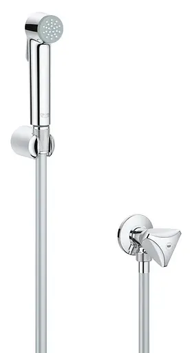 Набір гігієнічного душу (запірний вентиль) Grohe Tempesta Tigger Spray 30 27514001, Хром - фото 1
