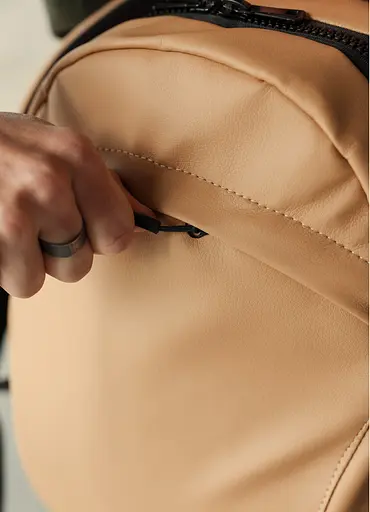 Чоловічий рюкзак Sambag Zard LZNm бежевий 43 х 27 х 13 см (25000026m) - фото 7