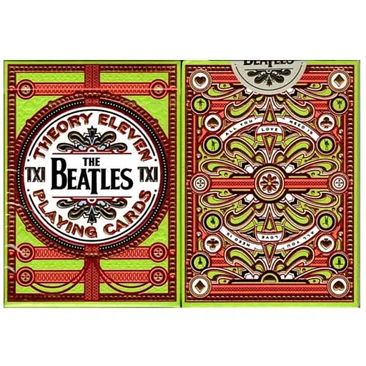 Карты игральные United States Playing Card Company Theory11 Beatles (green) (PC_T11BTLG) - фото 1
