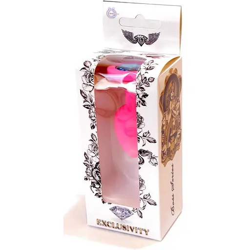 Силіконова анальна пробка Boss Of Toys Boss Series - Jewellery Pink Silicon Plug Medium Light Blue M, BS6400085, Рожевий / голубой - фото 8