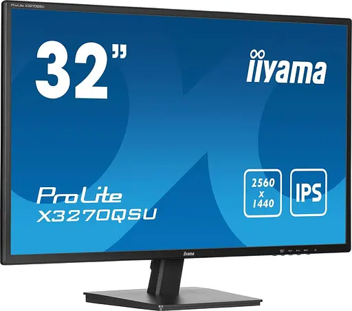 Монитор 31.5" Iiyama 31,5" X3270QSU-B1 QHD IPS 100Hz (X3270QSU-B1) - фото 3