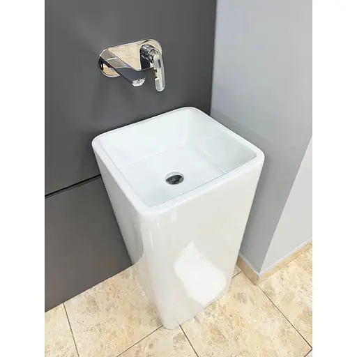 Умивальник VBI Lukka white підлоговий VBI-019002, Білий - фото 1